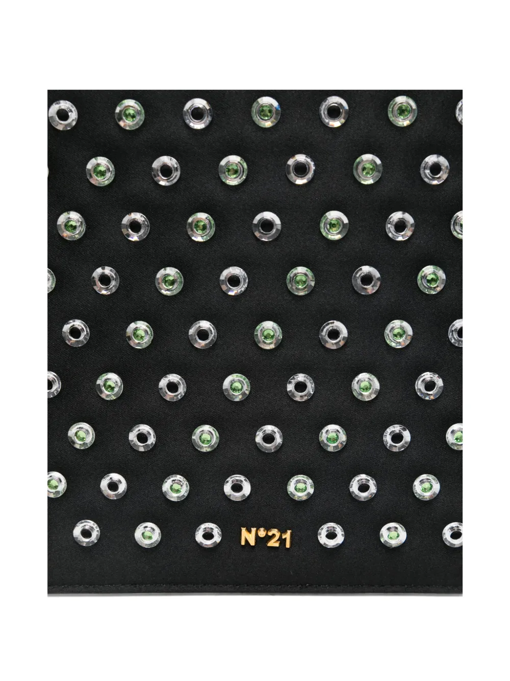 N°21 Stud-embellished Shoulder Bag In Black
