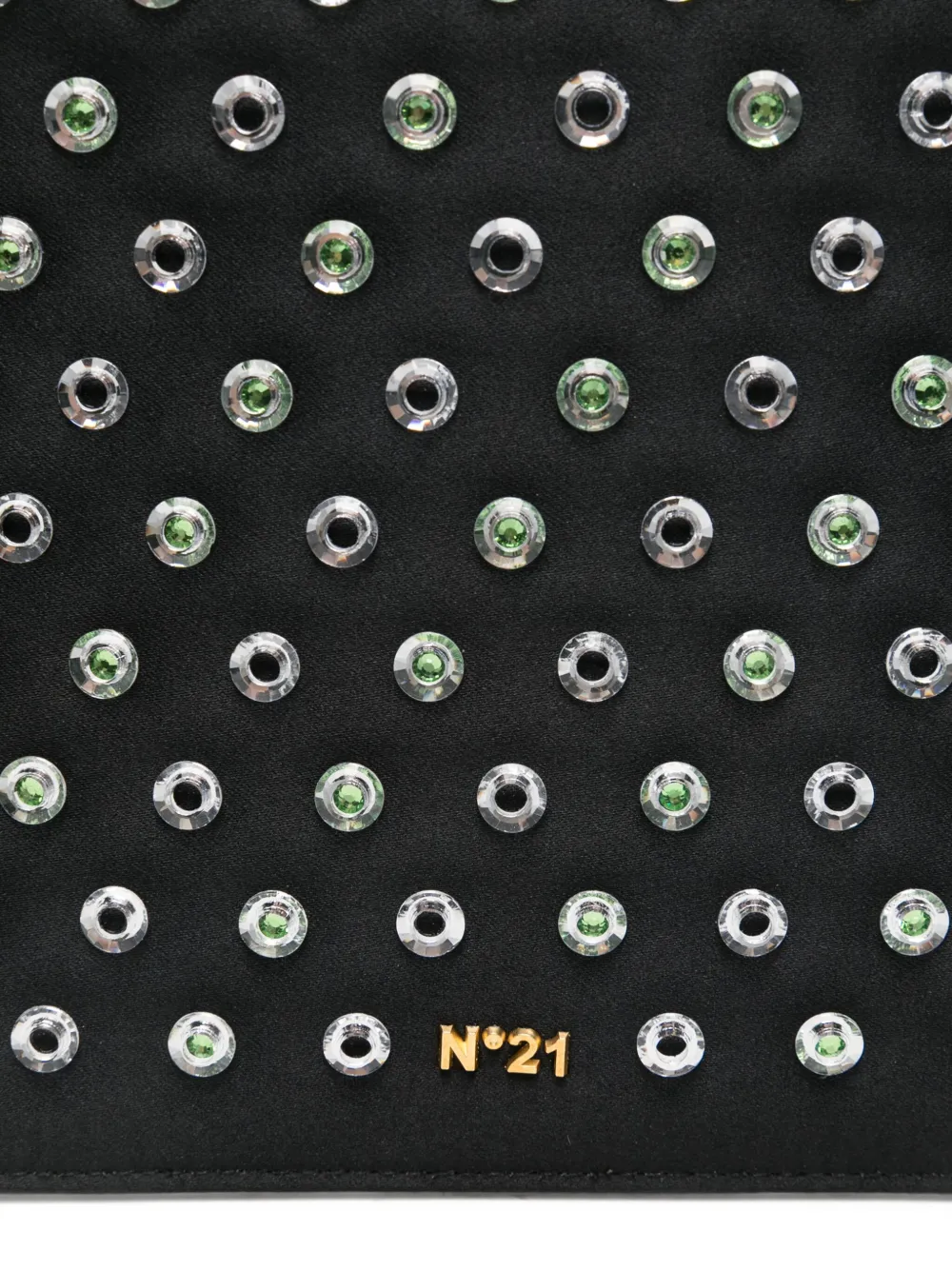 Nº21 Stud-embellished Shoulder Bag - Black 