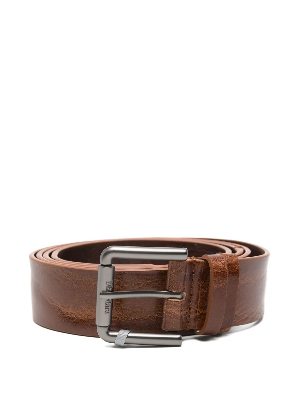 Max Mara Leather Belt In Brown