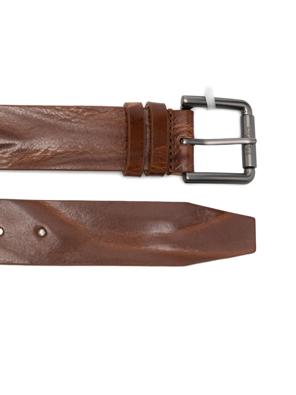 Max Mara Leather Belt In Brown