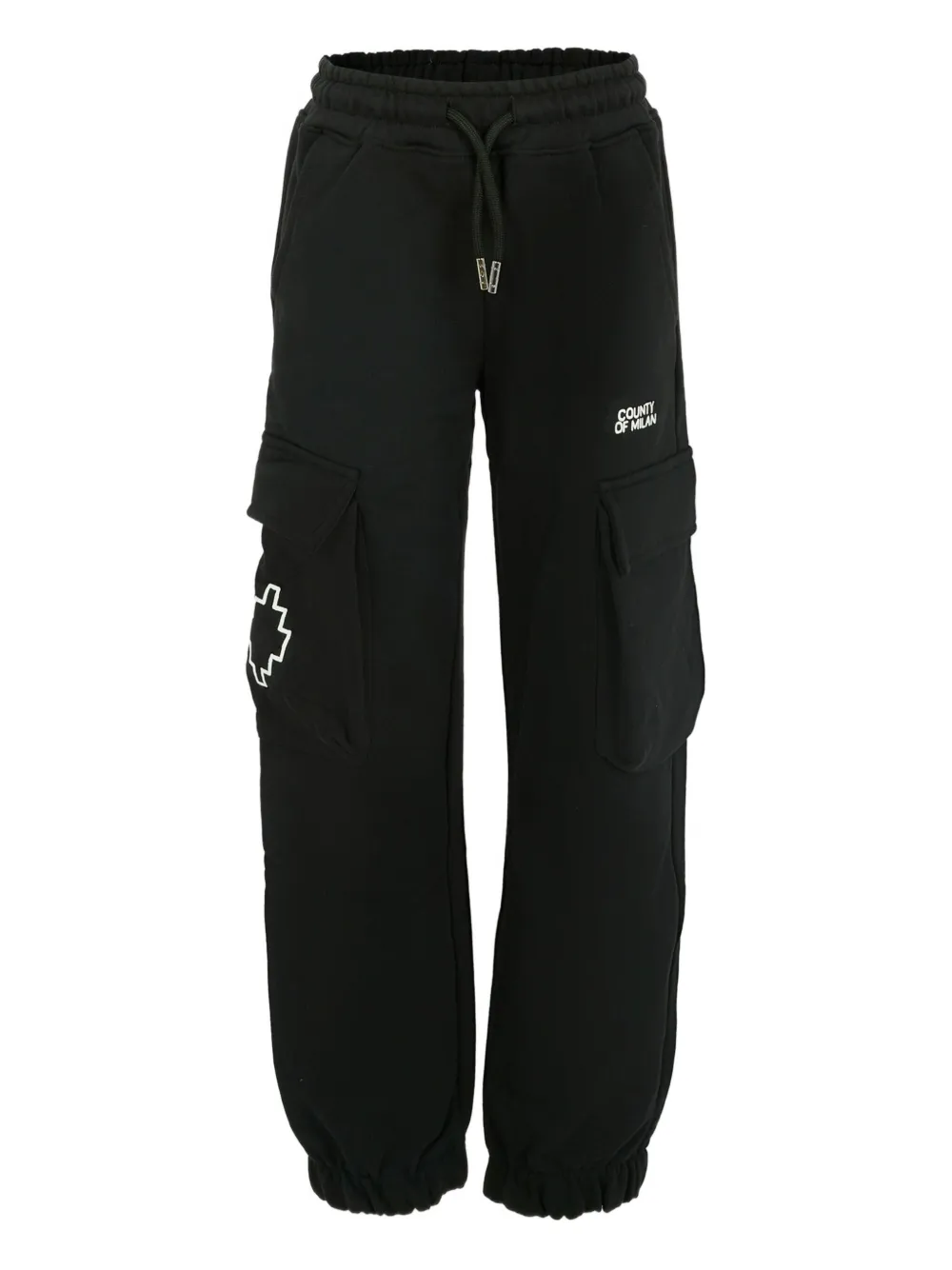 Marcelo Burlon County of Milan cotton track pants | Black | Image 1