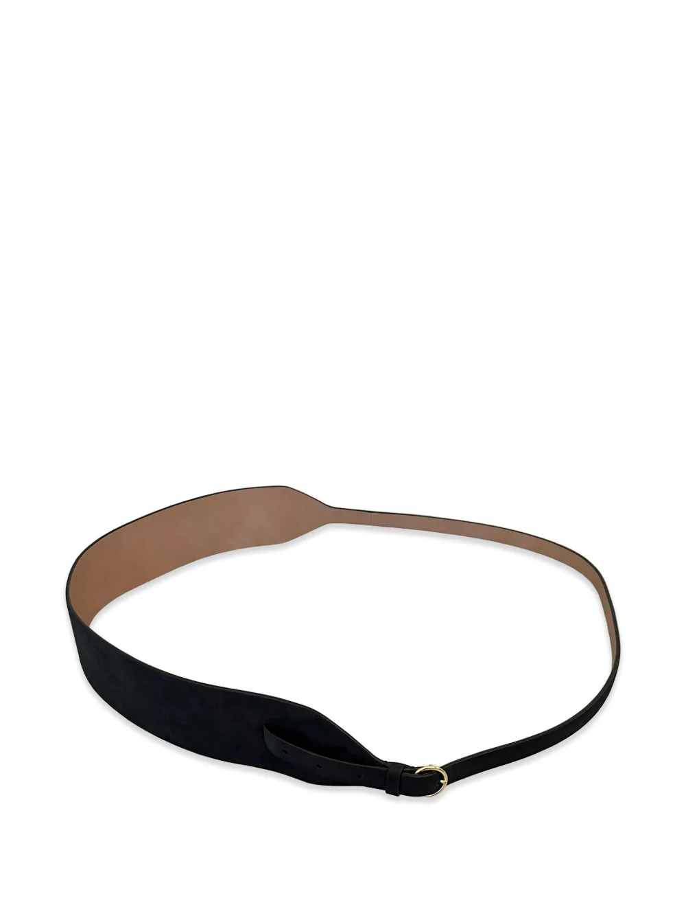 Alaïa asymmetric leather belt | Black | Image 1