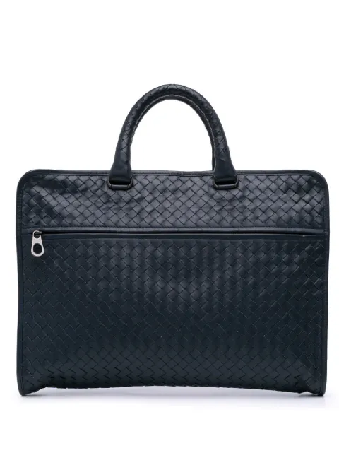Bottega Veneta Pre-Owned شنطة أعمال جلد لين بتصميم إنترشياتو 2012-2025