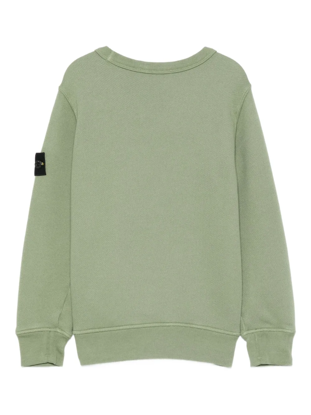 Stone Island Junior logo-patch crew-neck sweatshirt | Boys Hoodies & Sweatshirts | Image 2
