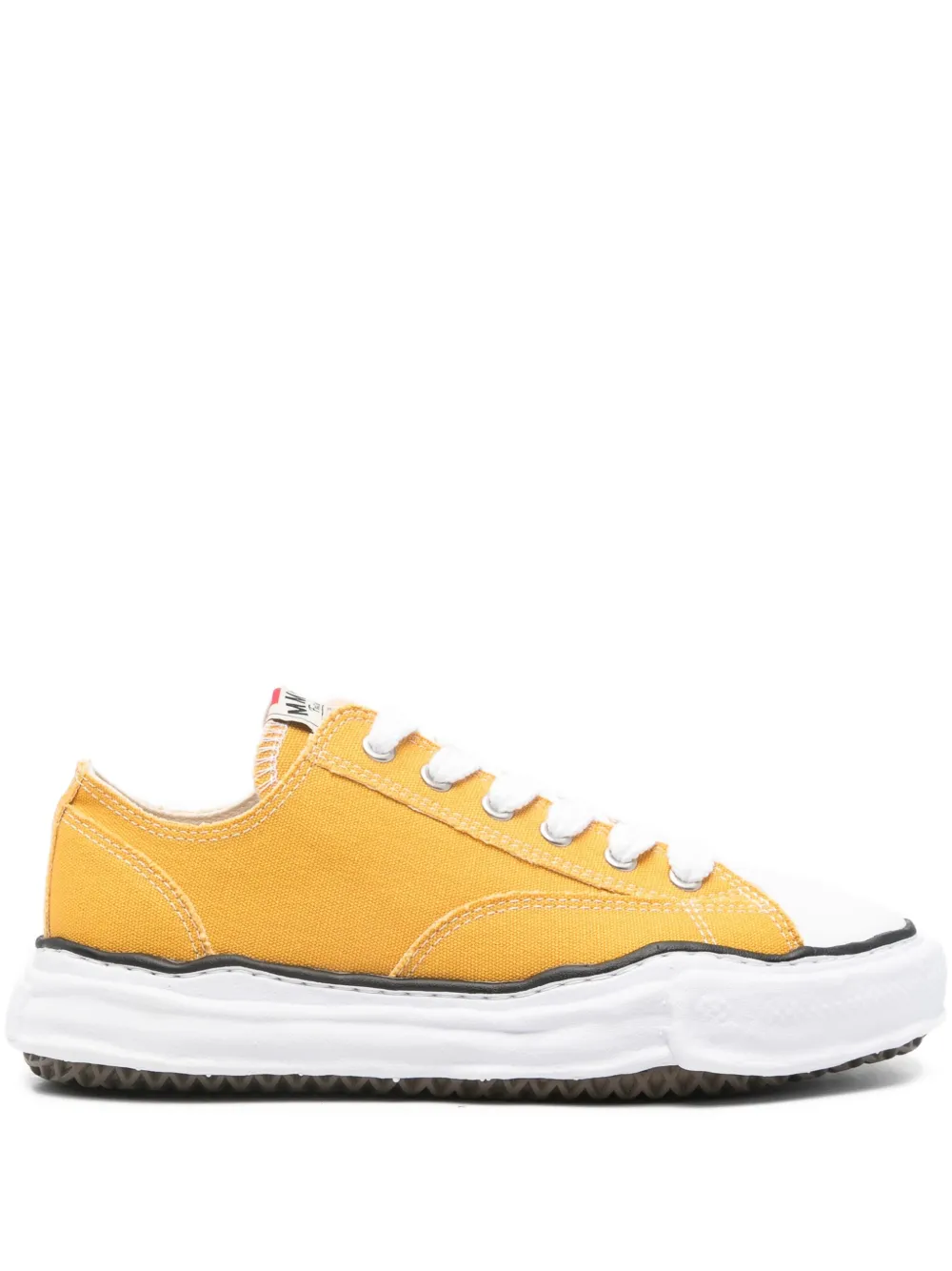 Maison MIHARA YASUHIRO Peterson23 lace-up sneakers Geel