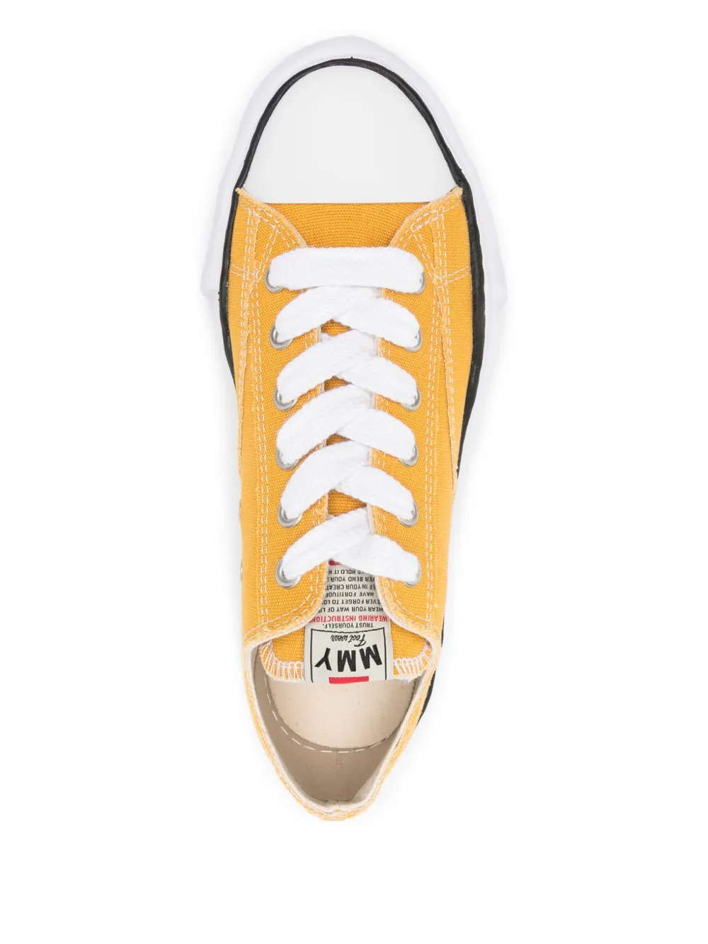 Maison MIHARA YASUHIRO Peterson23 lace-up sneakers Geel