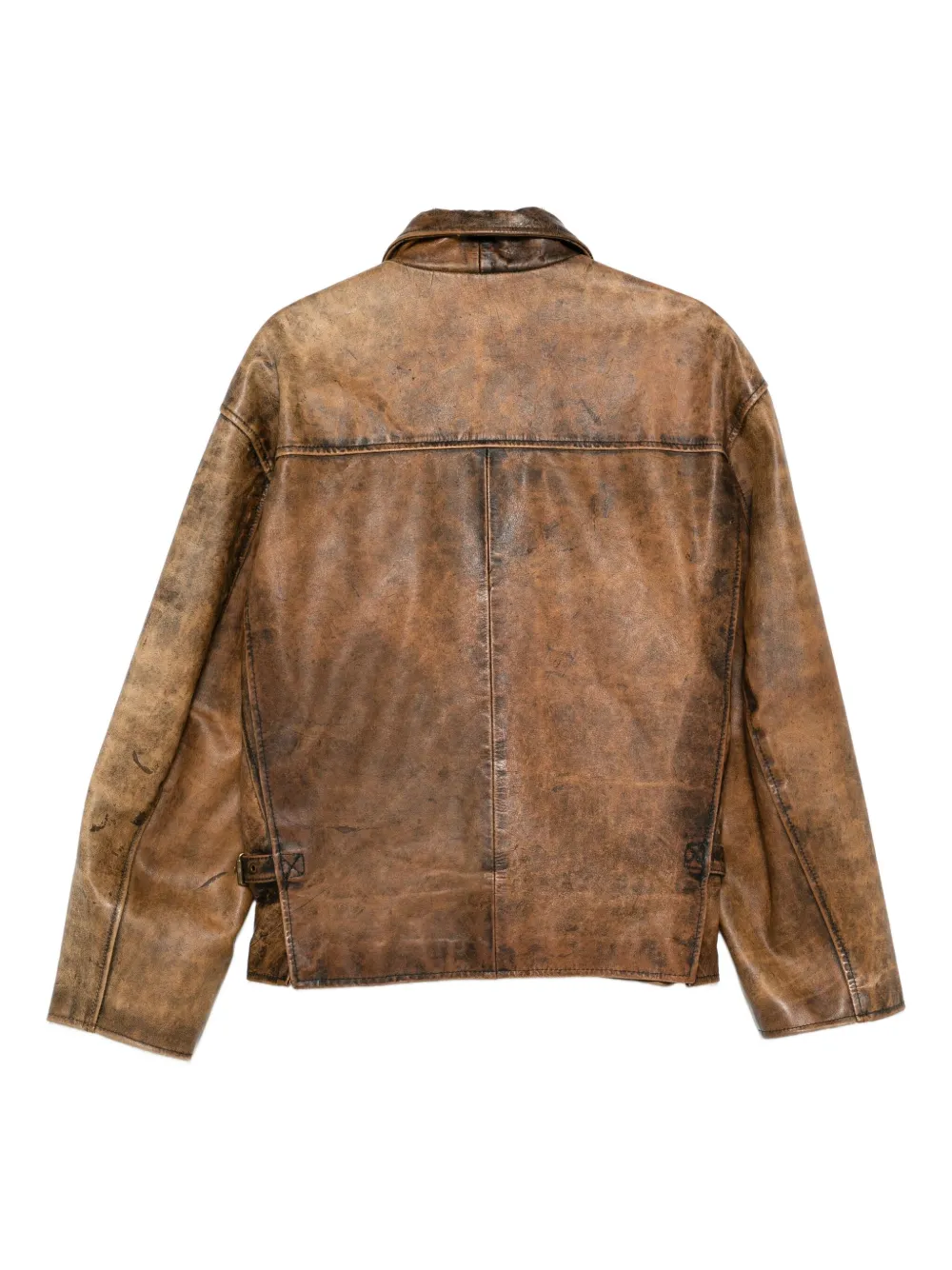 A.N.G.E.L.O. Vintage Cult blazer ajusté en cuir | Image 2