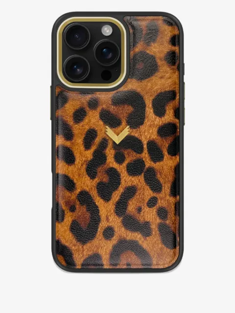 VELANTE leopard-print iPhone 16 Pro Max case