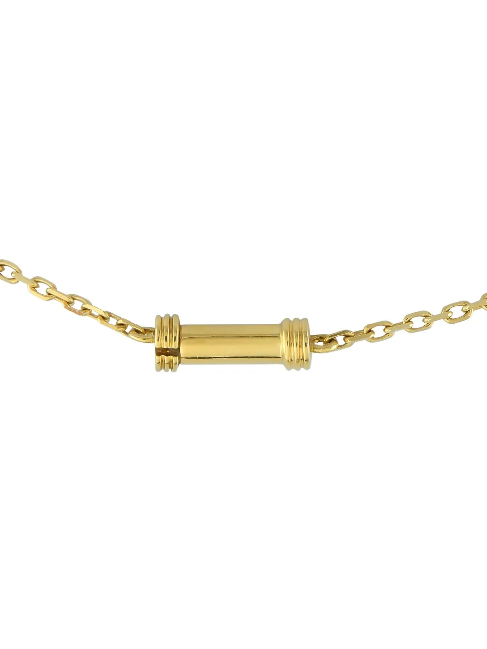 Pre-owned David Webb 18k Yellow Gold Skip Diamond Necklace