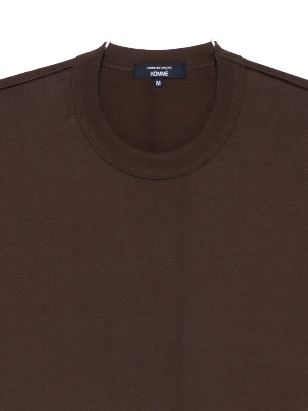 Comme des Garçons Homme T-shirt met ronde hals Bruin