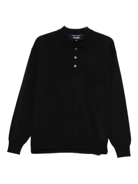 Comme Des Garçons long-sleeved polo shirt 