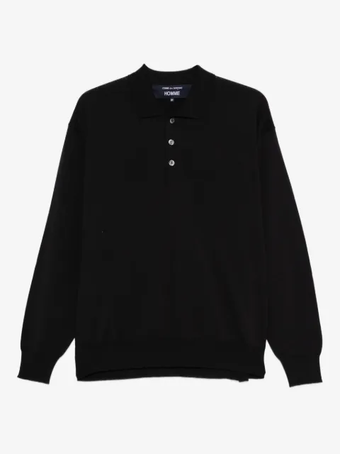 Comme Des Garçons long-sleeved polo shirt 