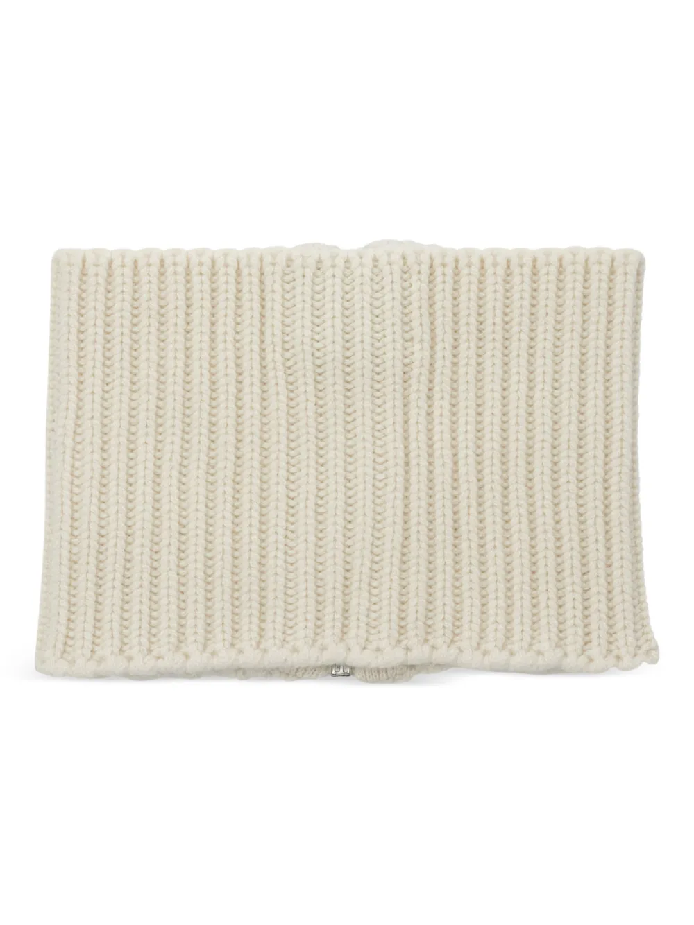 Sa Su Phi Ribbed Zip-fastening Scarf In Green