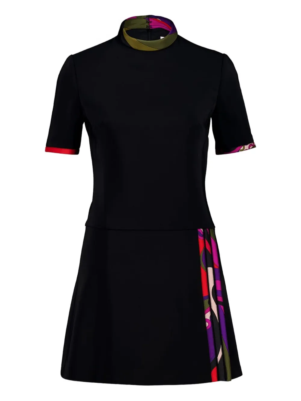 PUCCI print detail dress | Black | Image 1