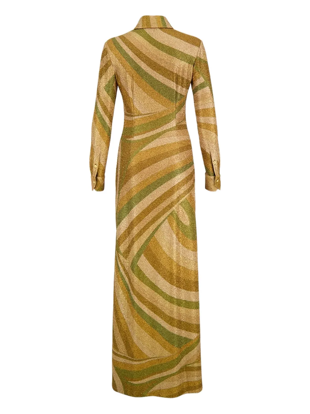 PUCCI Maxi-jurk met knopen - Goud