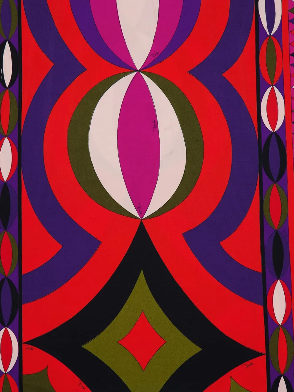 Pucci Collane Print Buttoned Maxi Dress In Multi