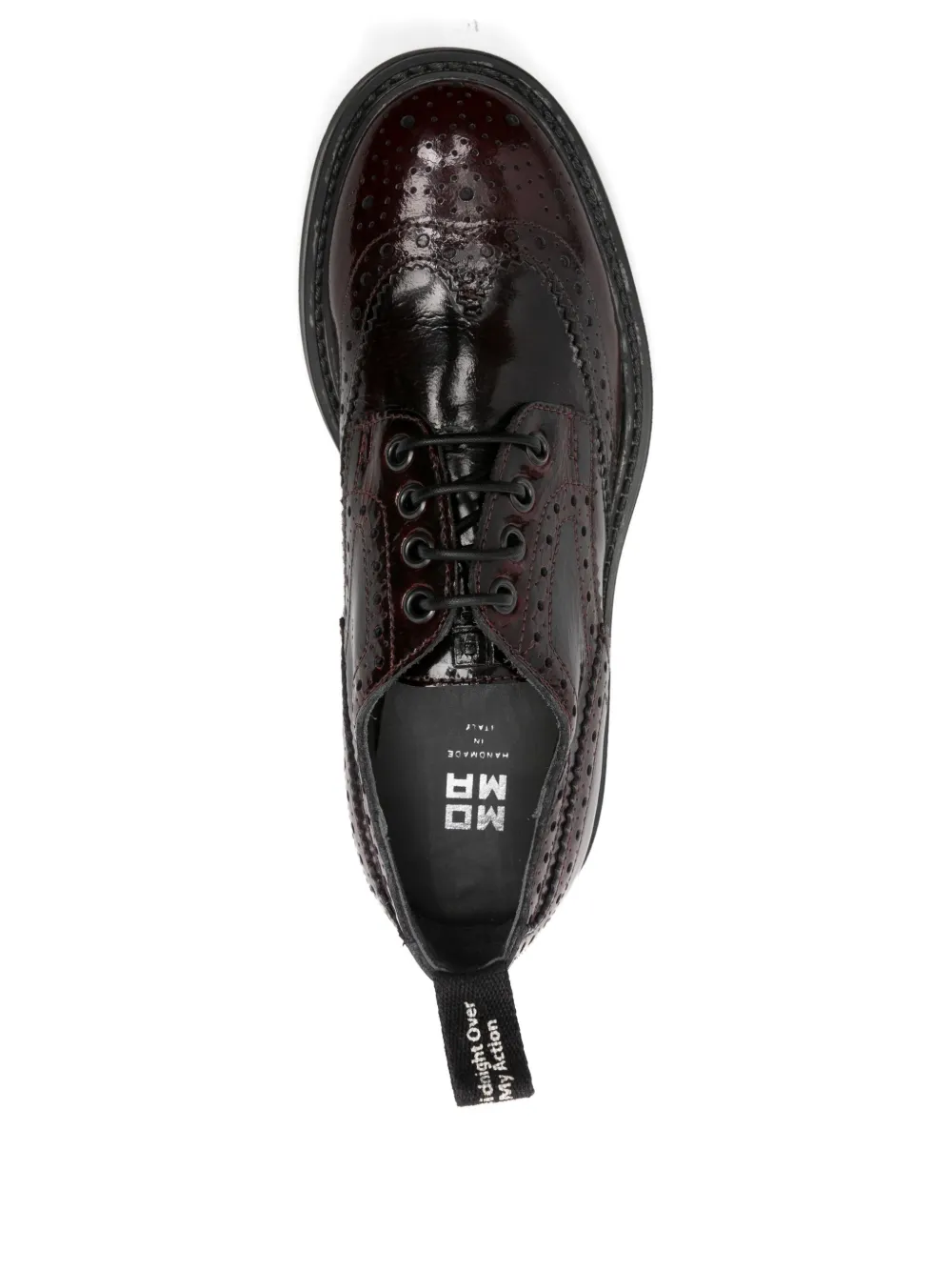 Moma Brogues met veters Rood
