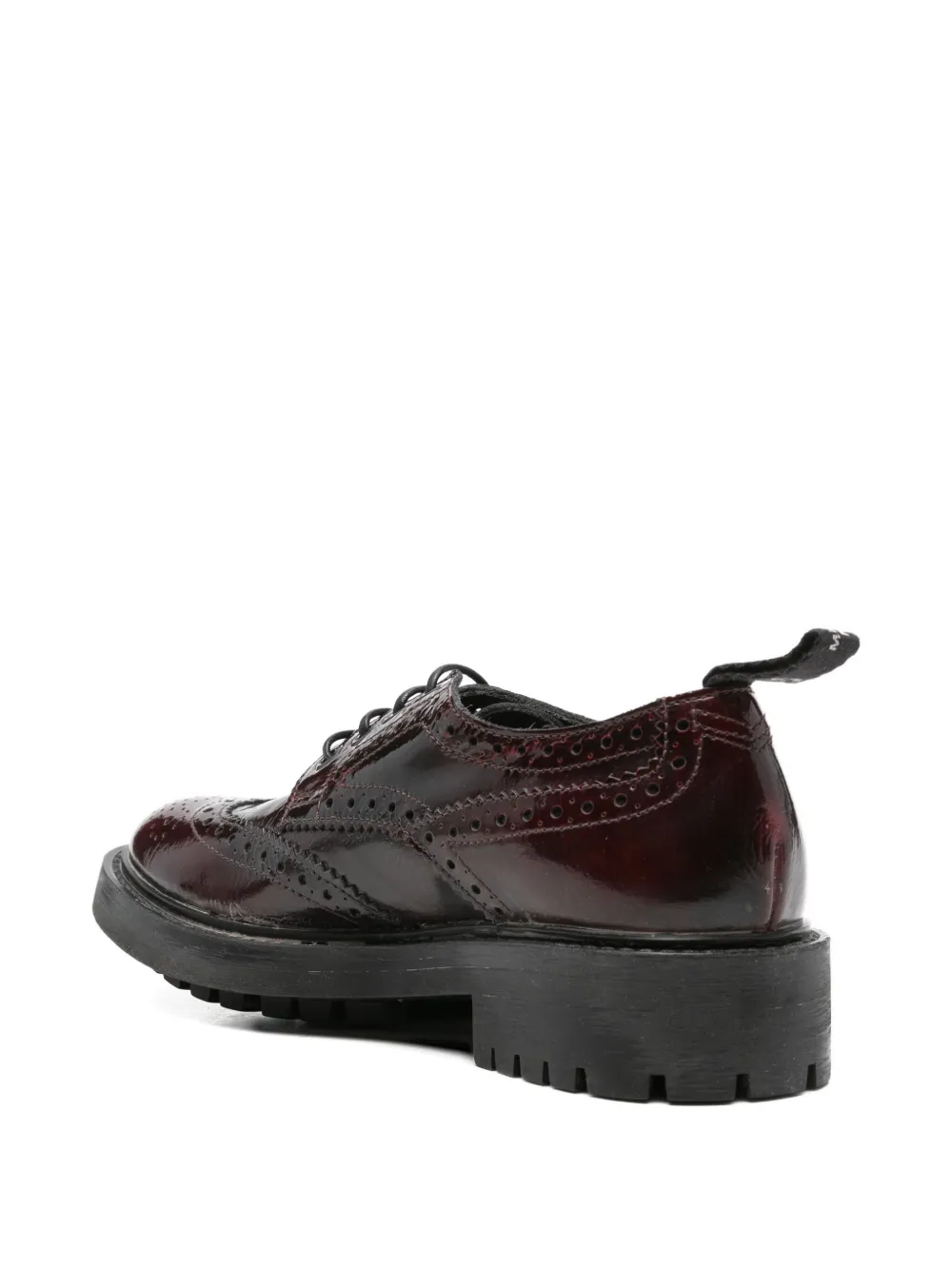 Moma Brogues met veters Rood