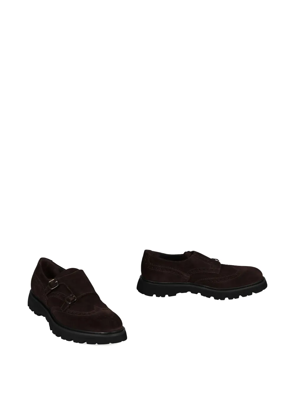 Doucal's Suède gespschoenen Bruin