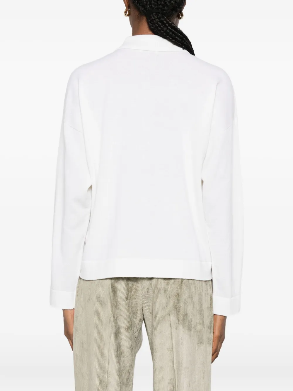 Peserico Buttoned Cardigan In White