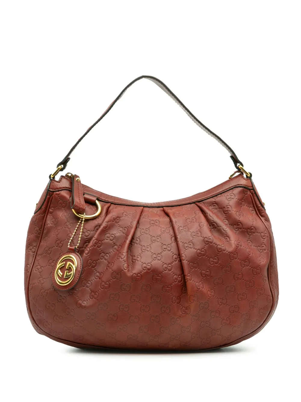Gucci Pre-Owned 2016-2025 グッチシマ スーキー ショルダーバッグ - レッド Gucci Pre-Owned 2016-2025 グッチシマ スーキー ショルダーバッグ - レッド