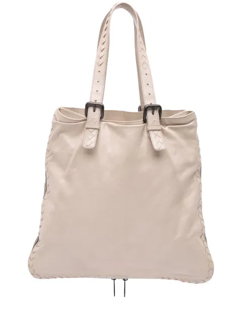 Bottega Veneta Pre-Owned 2012-2025 Leather Intrecciato Side Zip tote bag