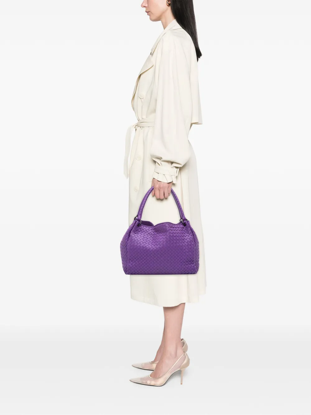 Bottega Veneta Pre-Owned 2012-2025 Nappa Intrecciato Parachute tote bag | Pre-Owned | Image 2
