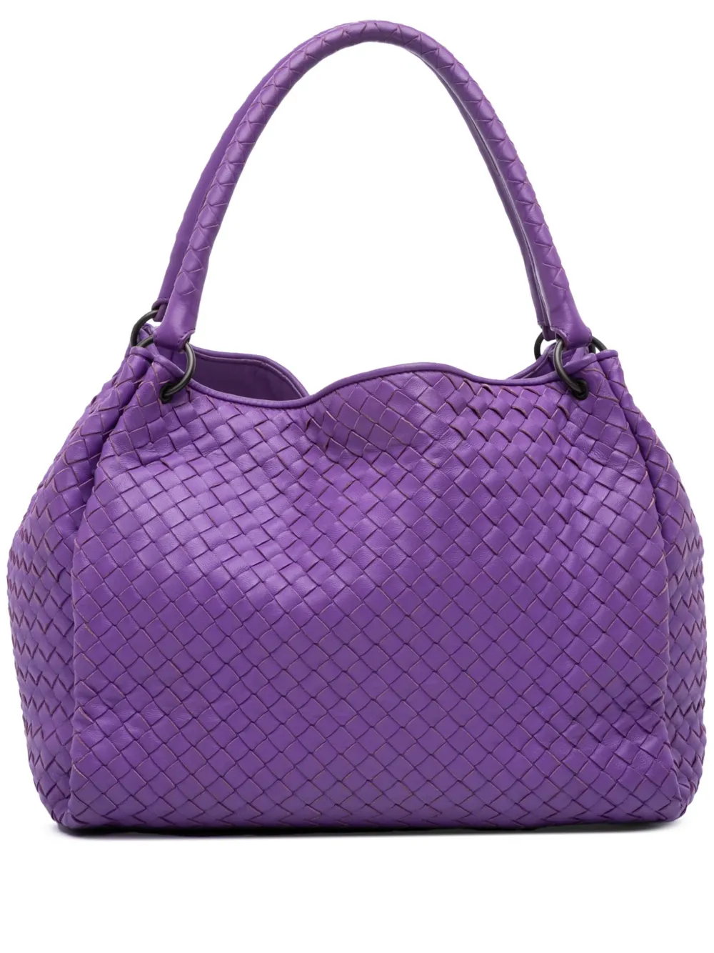 Bottega Veneta Pre-Owned 2012-2025 ナッパ イントレチャート パラシュート トートバッグ - パープル Bottega Veneta Pre-Owned 2012-2025 ナッパ イントレチャート パラシュート トートバッグ - パープル