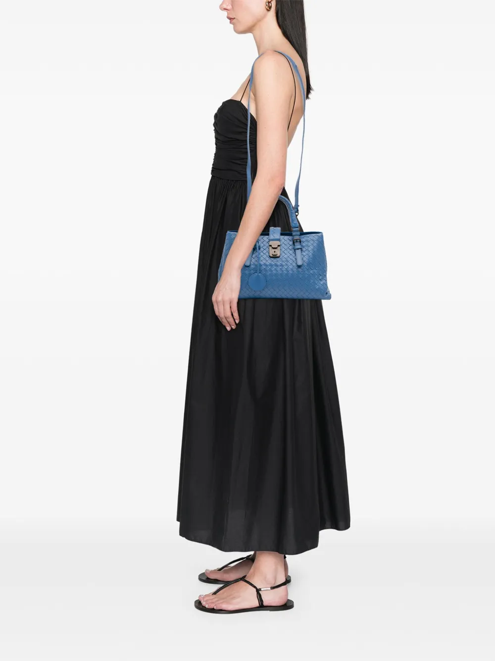 Bottega Veneta Pre-Owned 2012-2025 Small Nappa Intrecciato Roma satchel | Pre-Owned | Image 2
