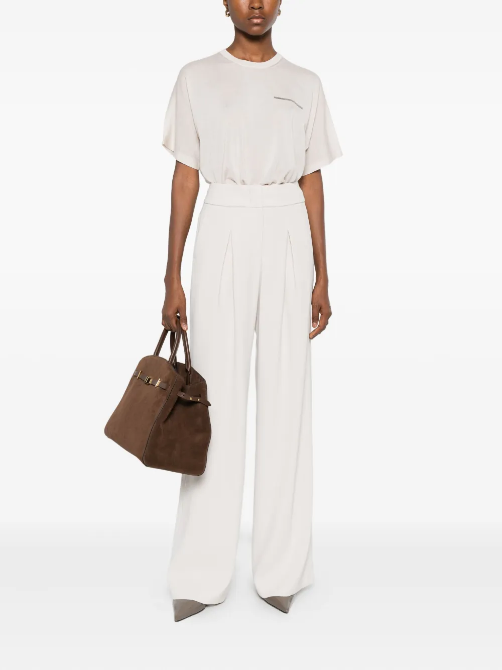 Peserico fine-knit short-sleeve top | T-Shirts & Jersey Shirts | Image 2
