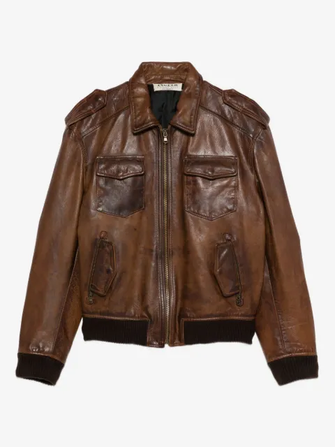 A.N.G.E.L.O. Vintage Cult chamarra de piel 1990