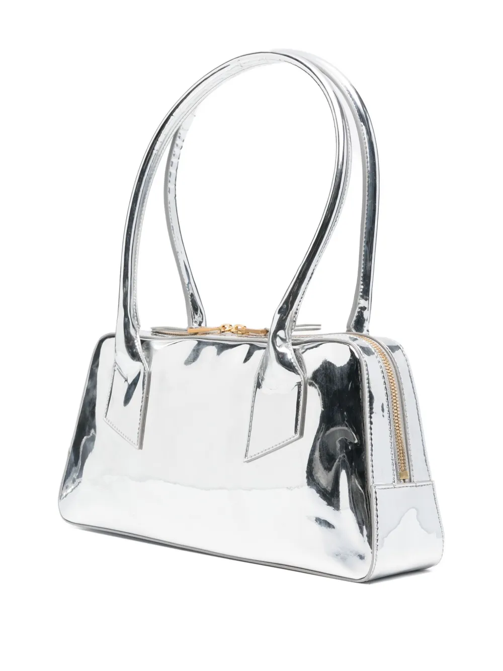 Nº21 logo-plaque tote bag - Zilver