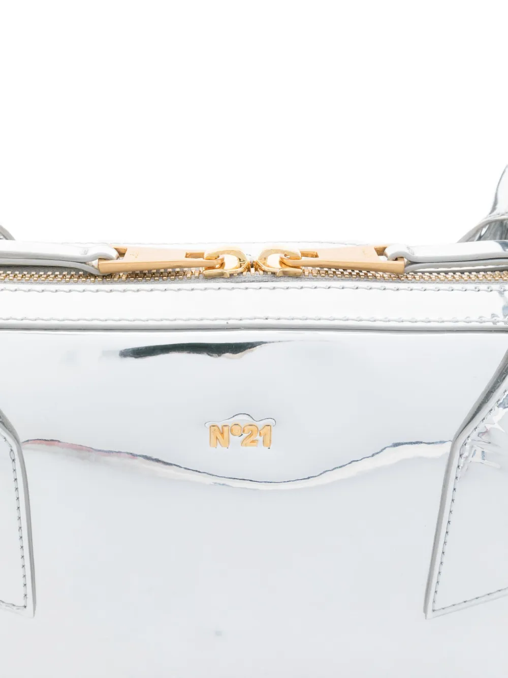 Nº21 Heuptas met logoplakkaat Zilver