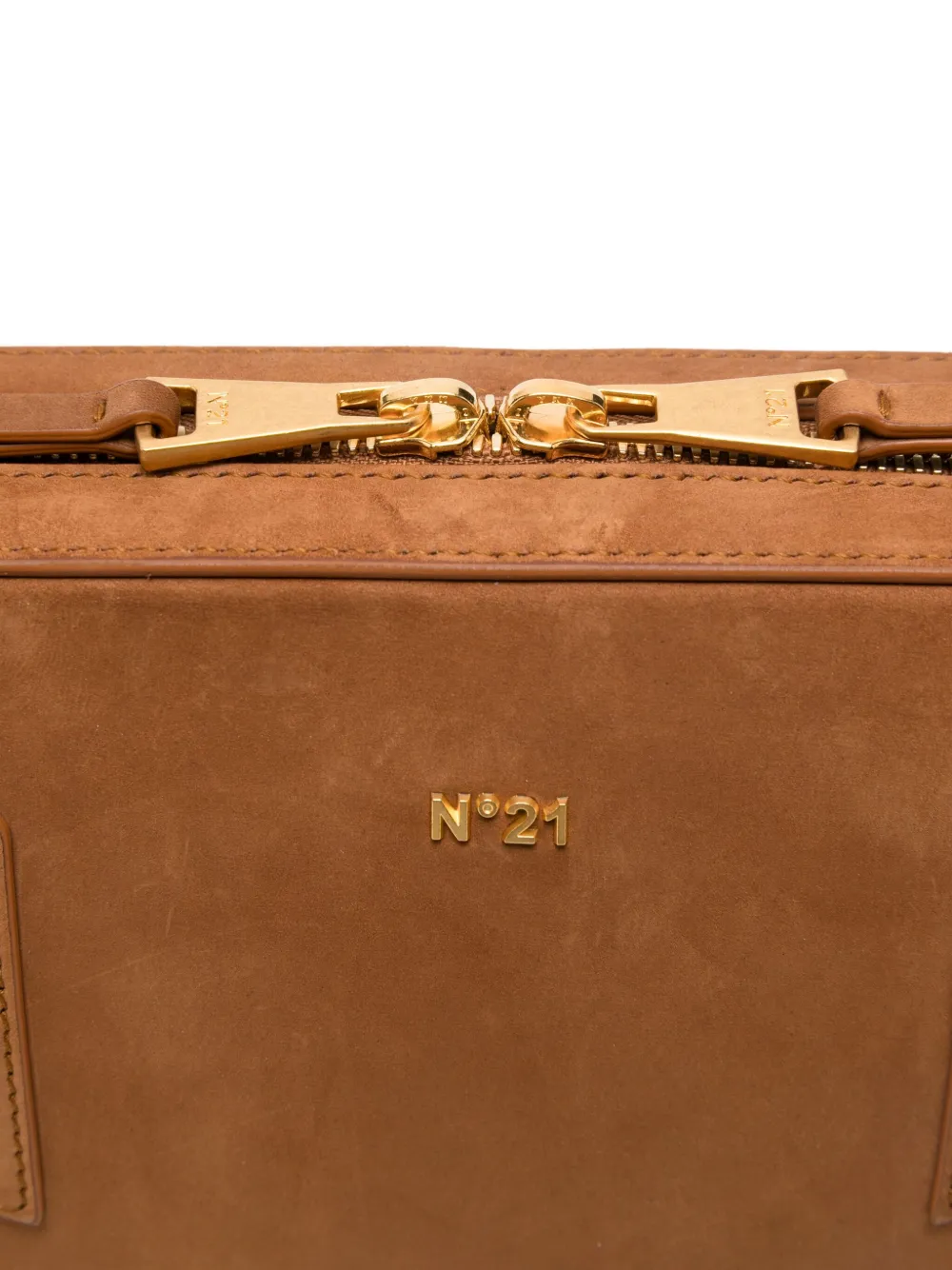 N°21 Malibu Midi Handbag Double Handles In Brown