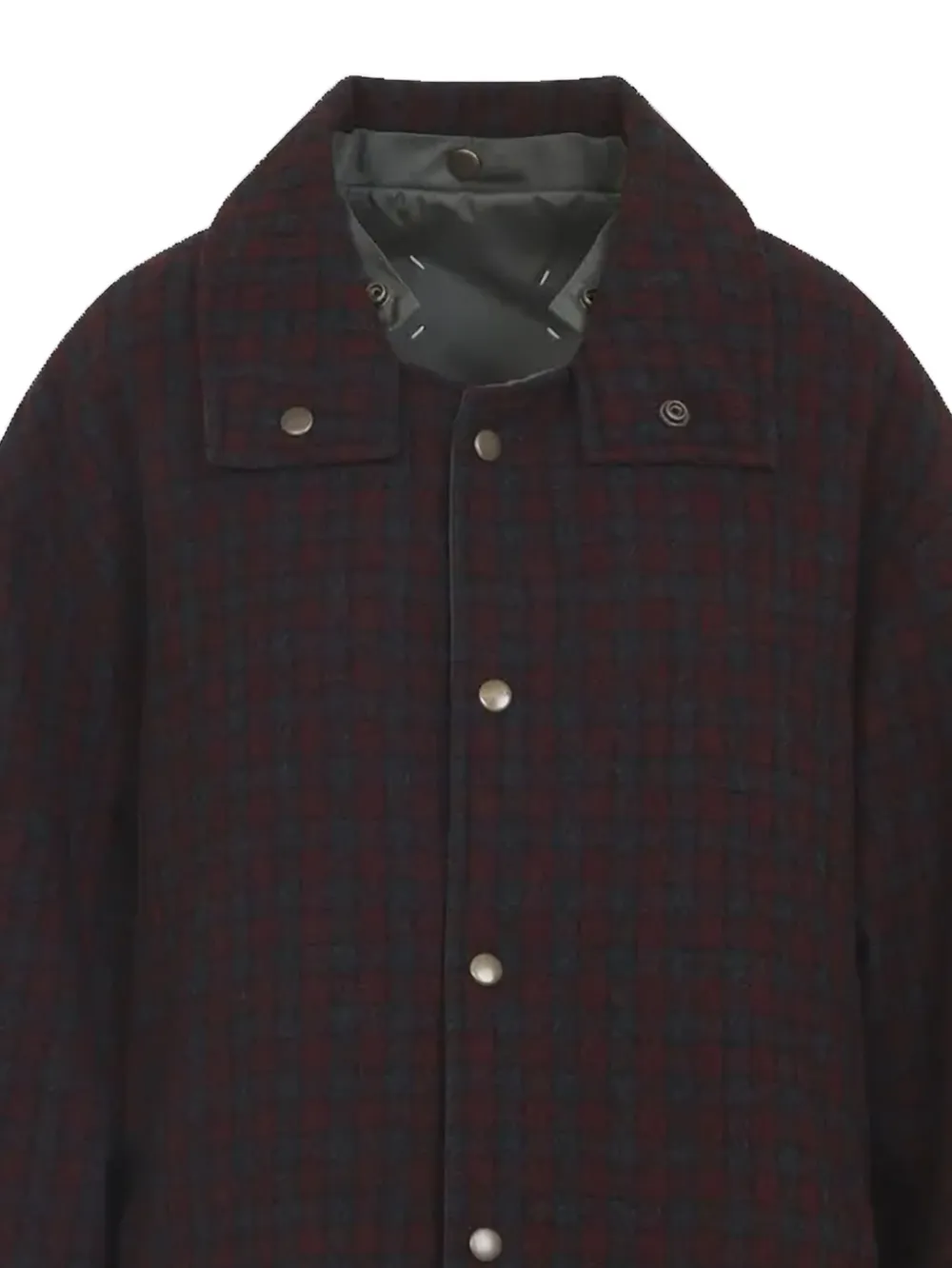 Maison Margiela checked press-stud jacket | Shirt Jackets | Image 2