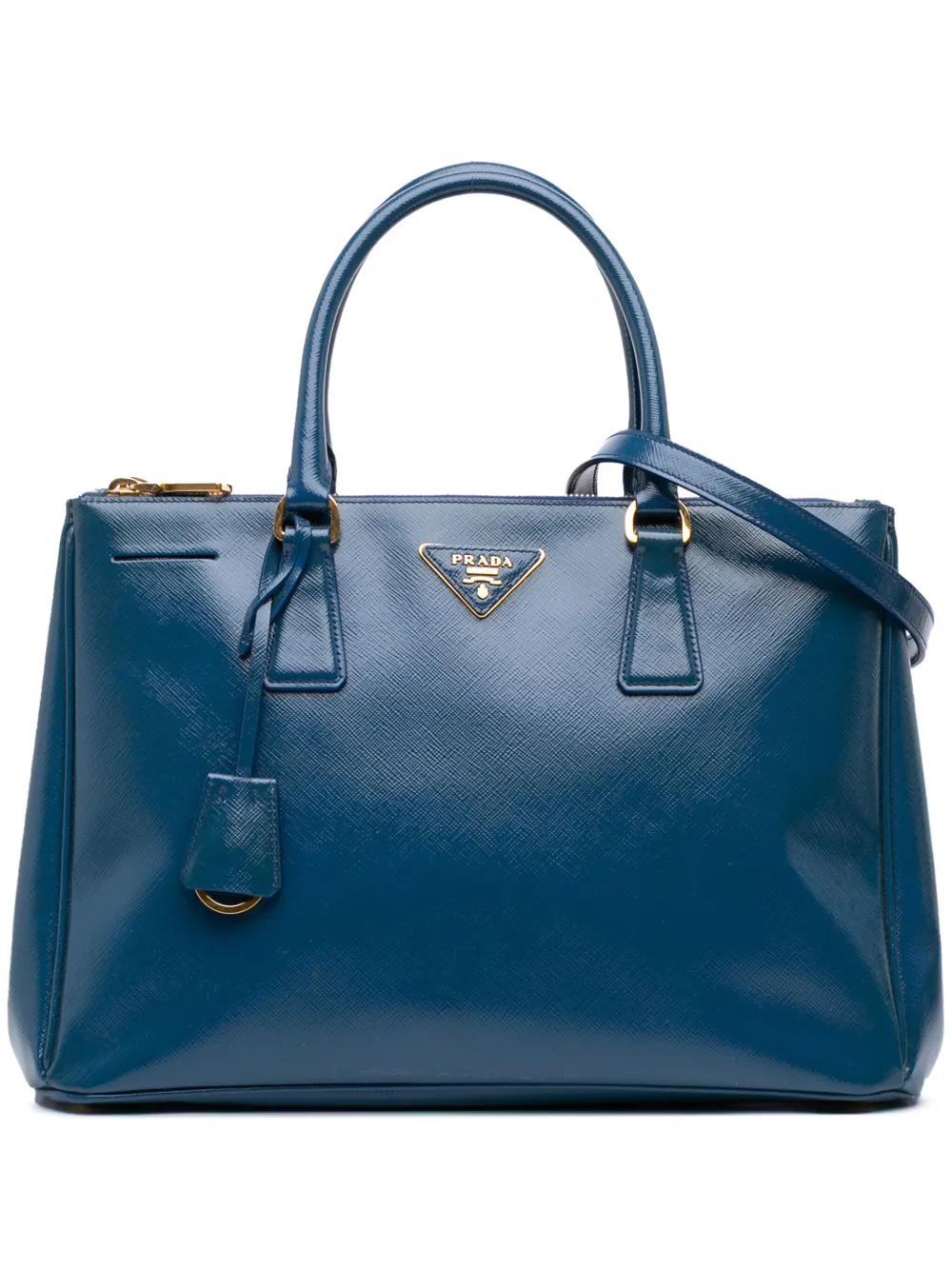 Prada Pre-Owned 2013-2025 ミディアム サフィアーノ ヴェルニーチェ ガレリア ダブルジップ サッチェルバッグ - Prada Pre-Owned 2013-2025 ミディアム サフィアーノ ヴェルニーチェ ガレリア ダブルジップ サッチェルバッグ -