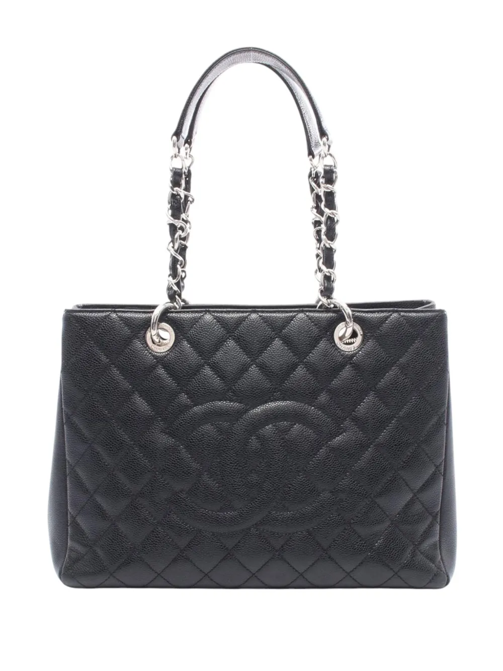 CHANEL Pre-Owned 2012-2013 Caviar Grand Shopping tote bag | Black | Image 1