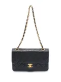 CHANEL Pre-Owned 1991-1994 Small Classic Lambskin Double Flap shoulder bag - Black