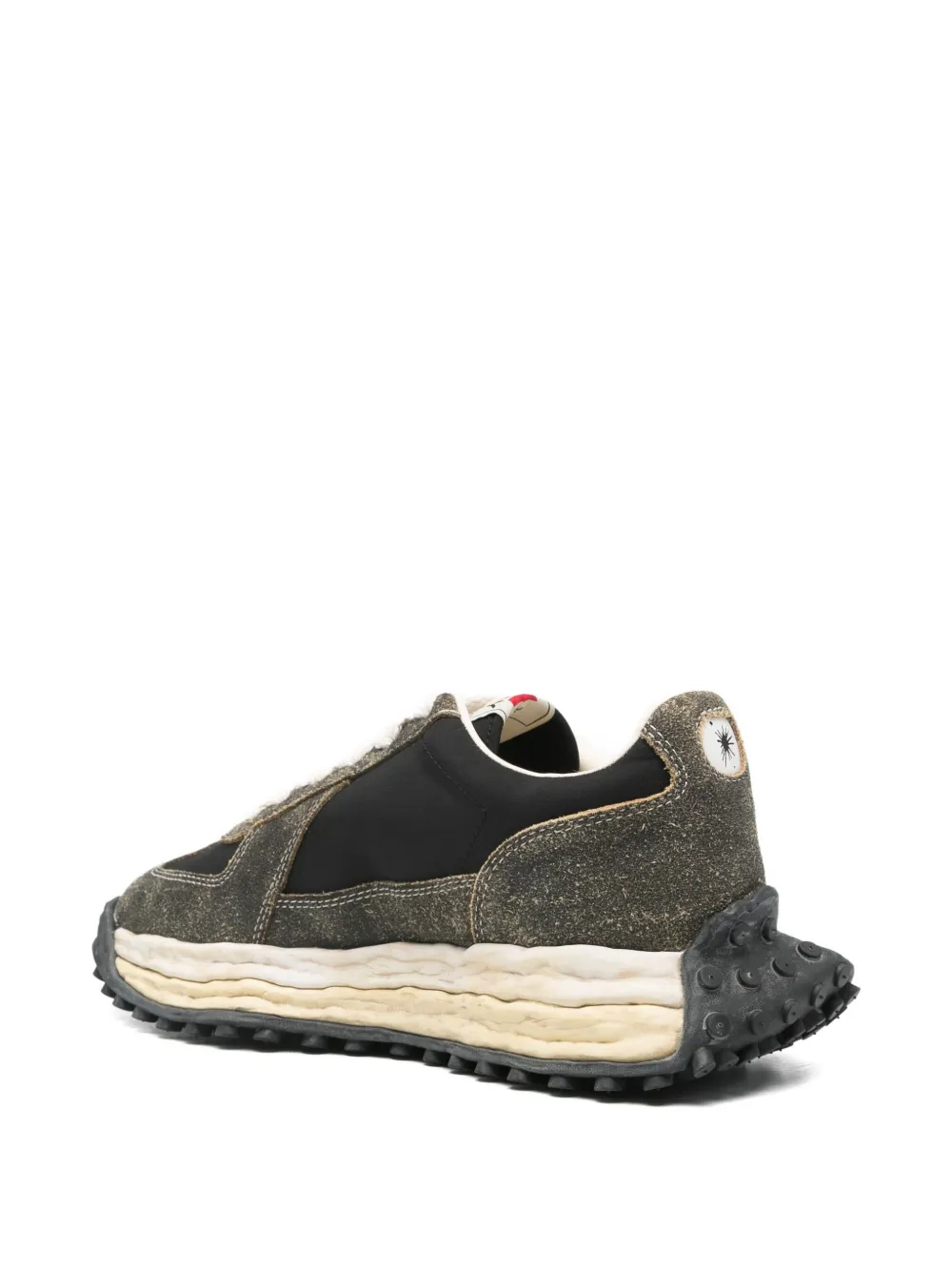 Miharayasuhiro Larry Logo-patch Suede Sneakers In Multi
