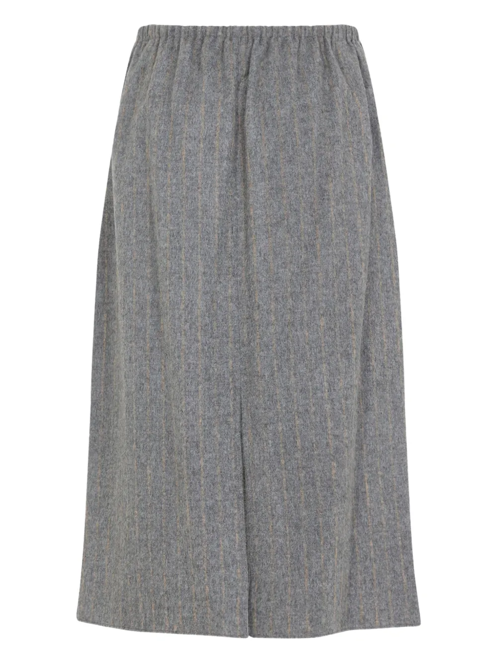 Carven Midi-rok met krijtstreep - Grijs