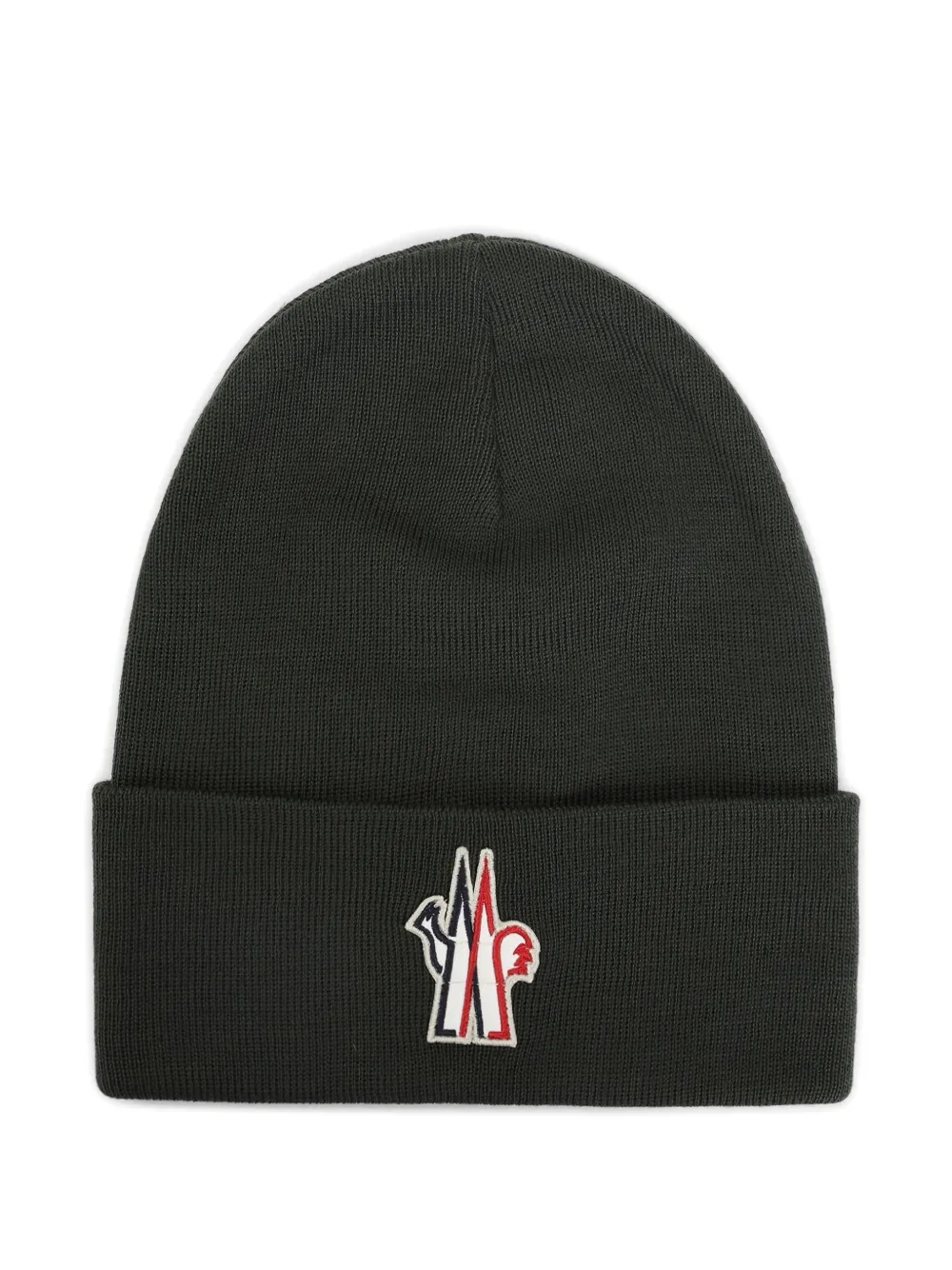 Moncler Grenoble Beanie mit Logo-Patch | Grün | Image 1