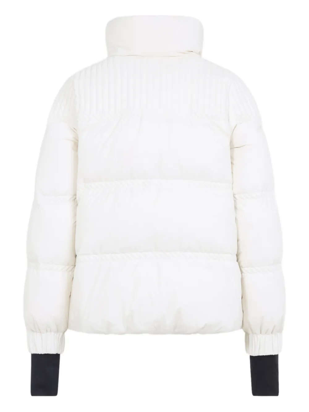Moncler Anglin Padded Jacket With Logo-patch In White