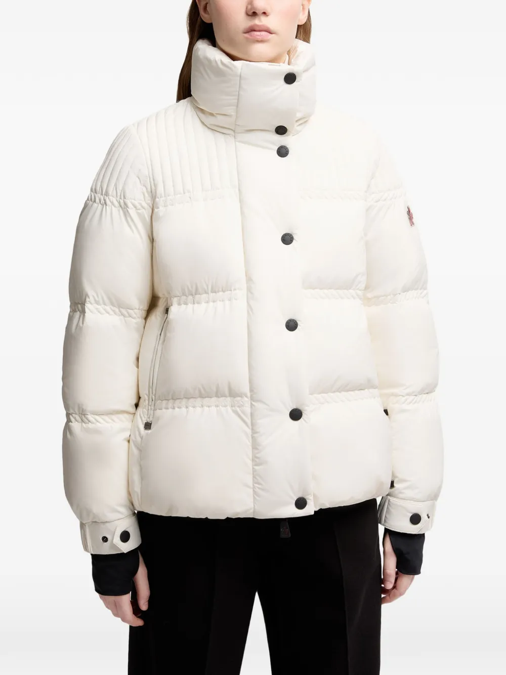 Moncler Grenoble Gewatteerd donsjack Wit