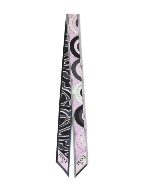 PUCCI geometric-pattern silk scarf