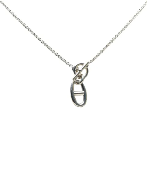 Hermès Pre-Owned collier Chaine D'Ancre Amulet en argent sterling (2000-2020)