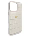 VELANTE crocodile-texture iPhone 16 Pro Max phone case - White