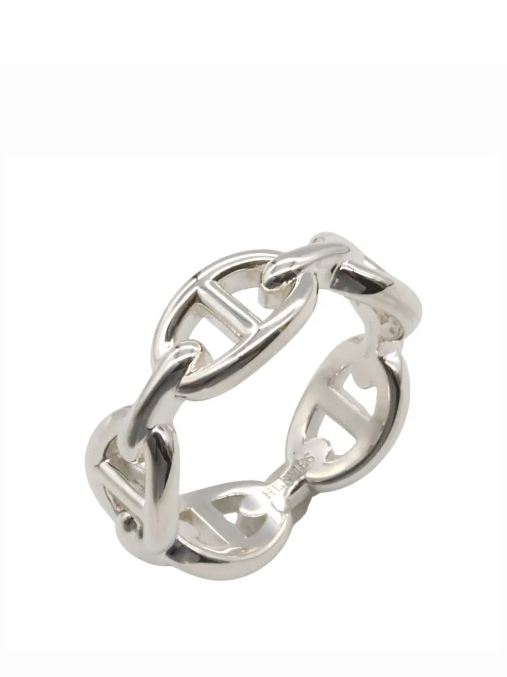 Hermès Pre-Owned anillo Chaine d Ancre Chain en plata de ley 2000-2020 | Image 2