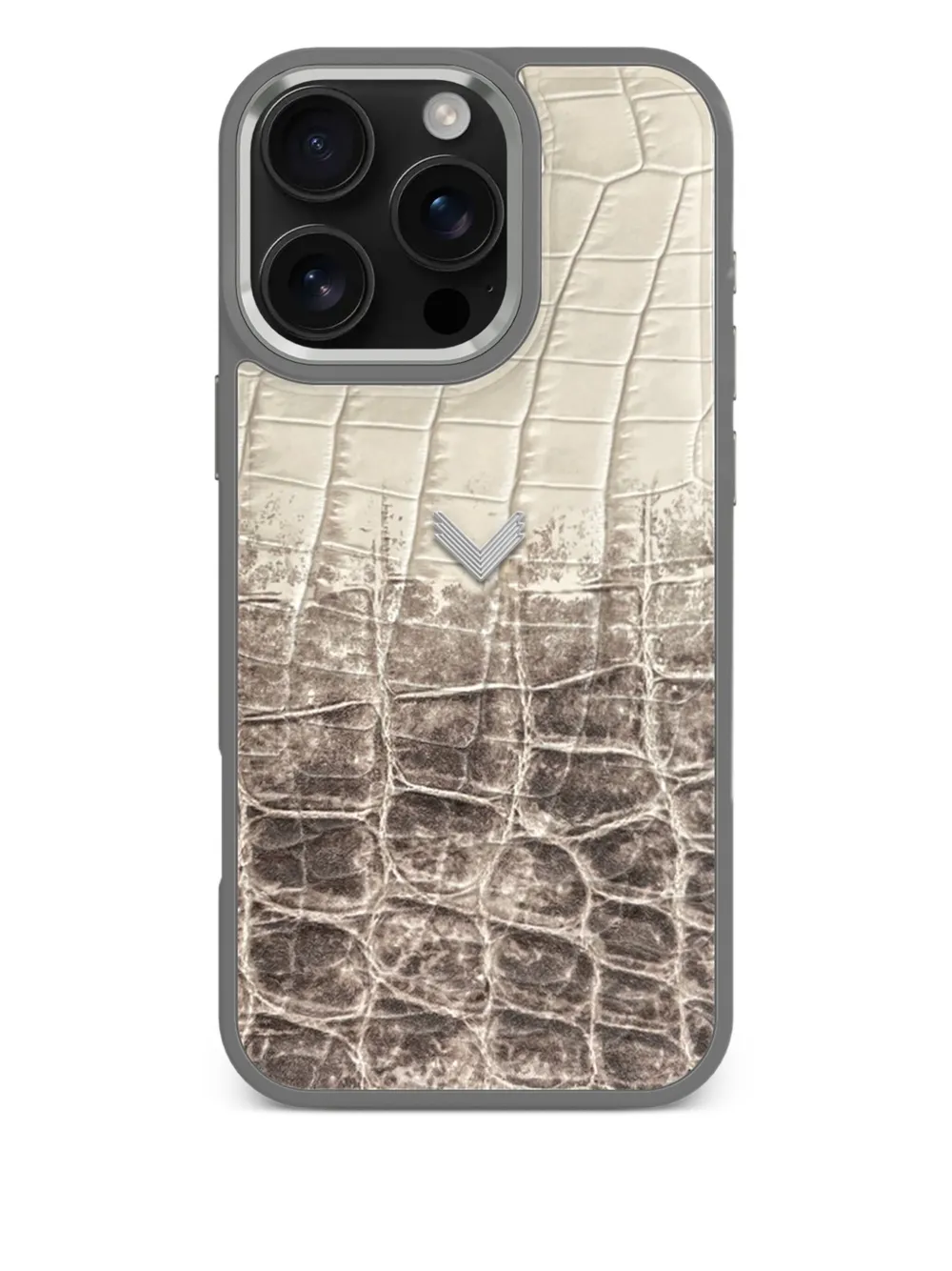 VELANTE crocodile-texture iPhone 16 Pro Max phone case | Women | Image 2