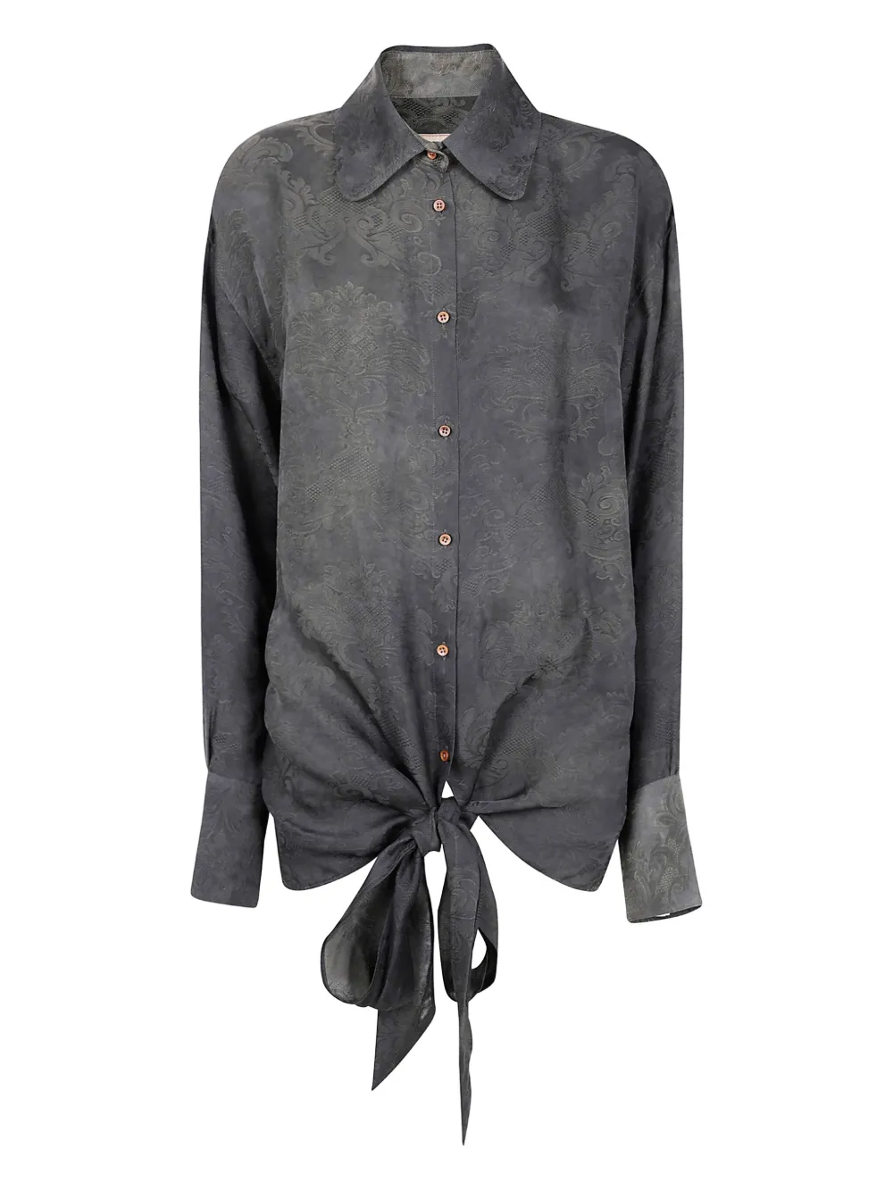 Uma Wang floral-pattern shirt | Green | Image 1