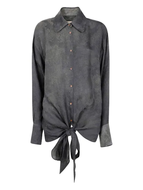 Uma Wang floral-pattern shirt 